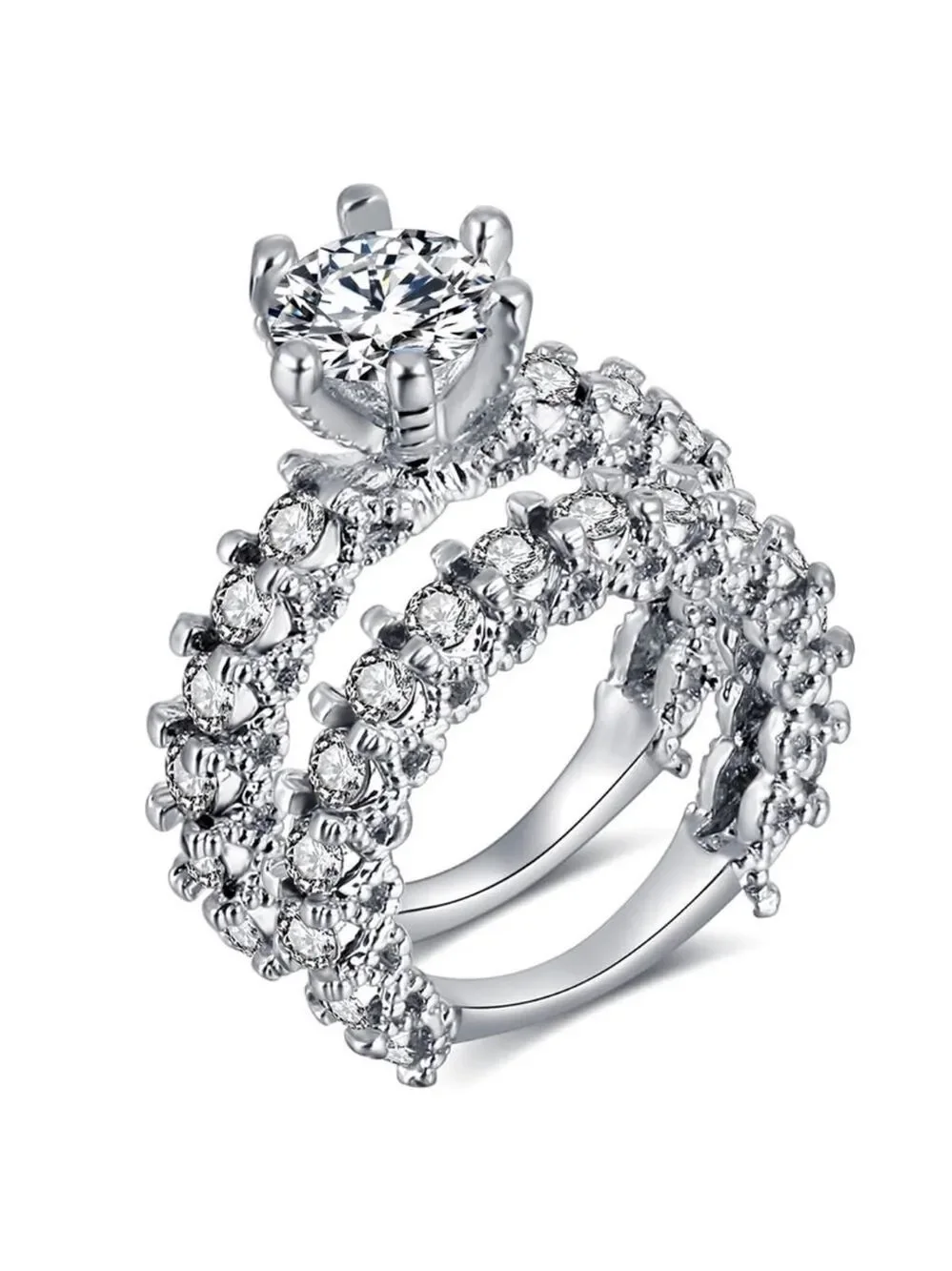925 INFINTY WEDDING RING SIZE
